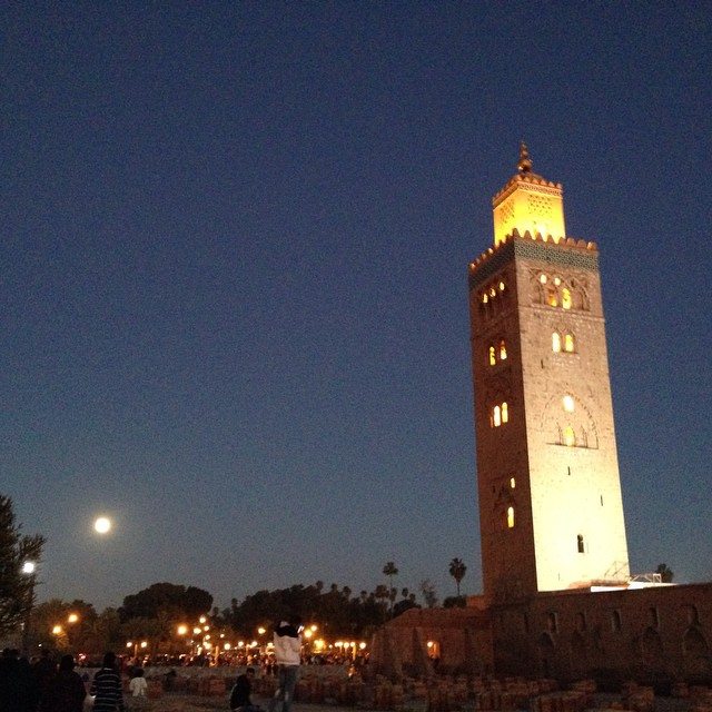 Koutoubia Mosque in Marrakech Morocco 